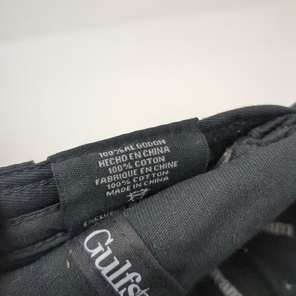 Gulfstream G600 Slideback Baseball Cap Black One Size Adjustable Embroidered - Picture 11 of 11